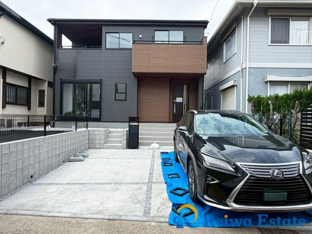 新築戸建　茅ヶ崎市下寺尾の駐車場|ご家族分の自転車を駐輪したり、来客用の駐車スペースとしてもお使いいただけます