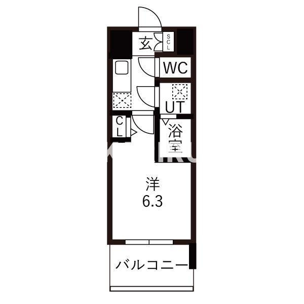 エスリードレジデンス玉造ザ・イーストの間取り