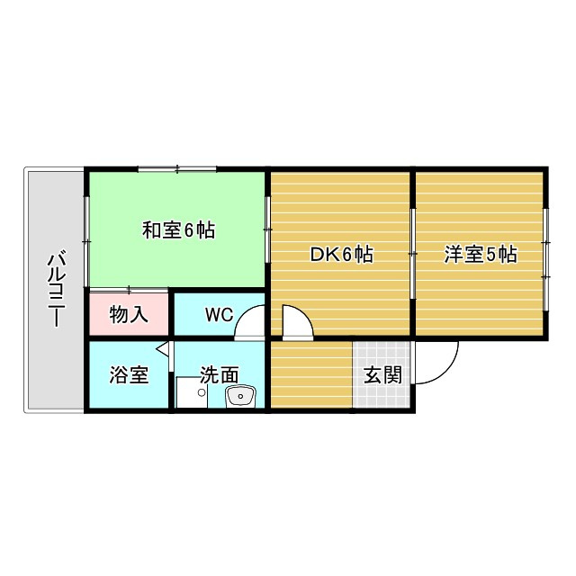 リブ南塚口の間取り