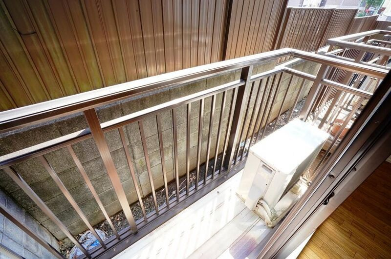 ハウスひまわりBのバルコニー