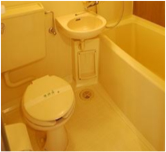 ペアメゾンアルファ―　駅近　角部屋　オートロックの浴室