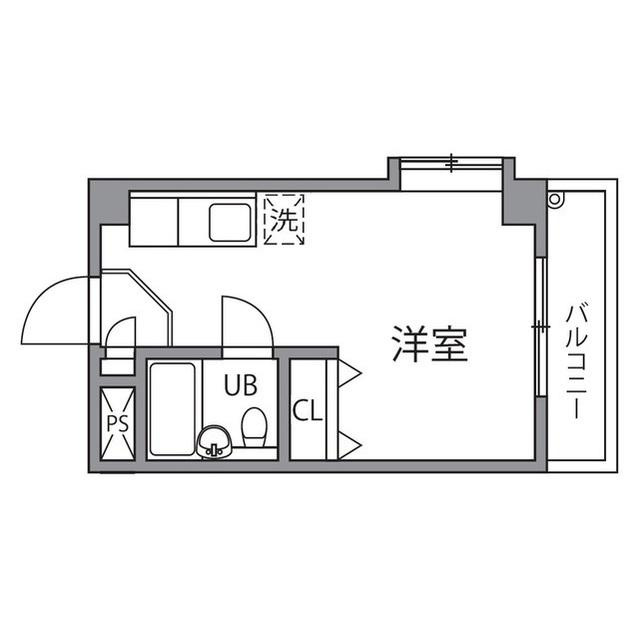 ペアメゾンアルファ―　駅近　角部屋　オートロックの間取り
