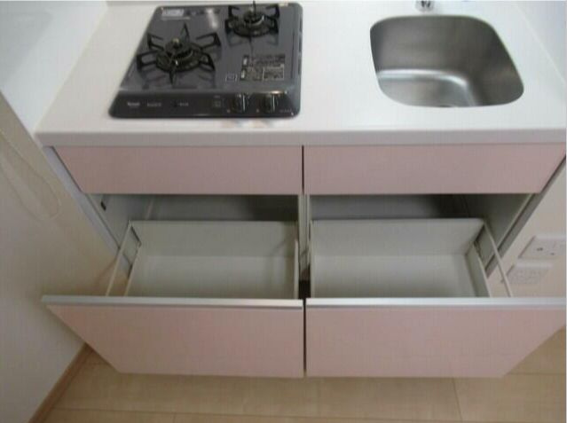 ヌーヴォープリエールのキッチン|ガスキッチン★