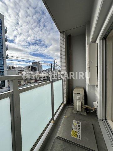 ジアコスモ大阪城南のバルコニー