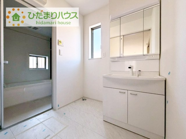【独立洗面台】 | 守谷市薬師台7丁目16番　新築戸建　A号棟 | シンプルで使い勝手の良い独立洗面台！