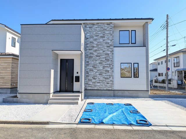 八王子市　めじろ台　新築一戸建ての外観|～めじろ台駅徒歩9分　2台駐車可能～