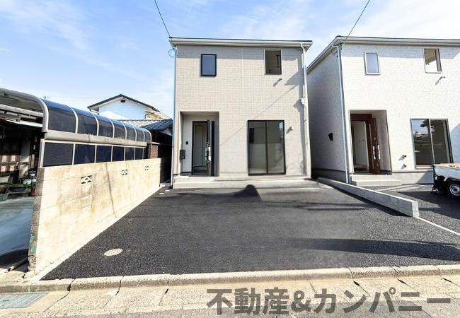 クレイドルガーデン伊予市下吾川第6　1号棟(全2棟)　伊予市下吾川の新築分譲戸建の外観|きれいな外観です