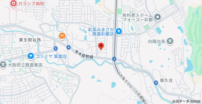 【地図】 | パストラル彩都　D棟