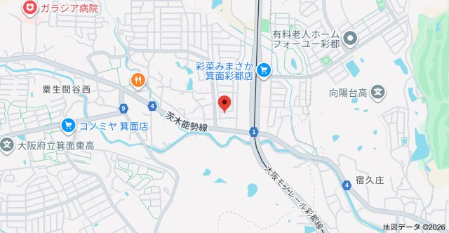 【地図】 | パストラル彩都　D棟