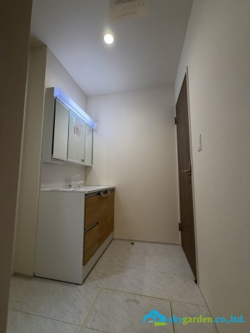 秦野市東田原　新築戸建　全1棟1号棟の脱衣所