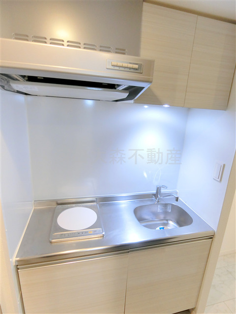 スカイコートパレス蒲田Ⅱのキッチン|IHキッチン　まな板が置ける広いキッチン