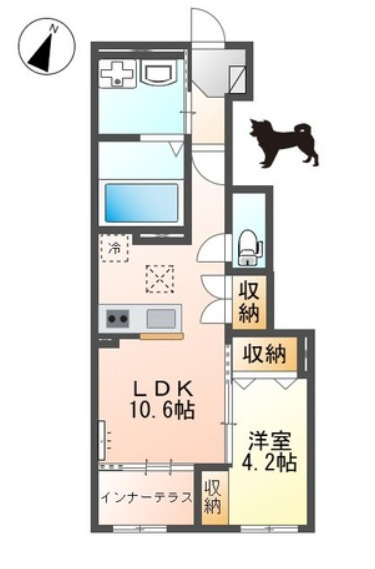 メゾンモンレーヴの間取り