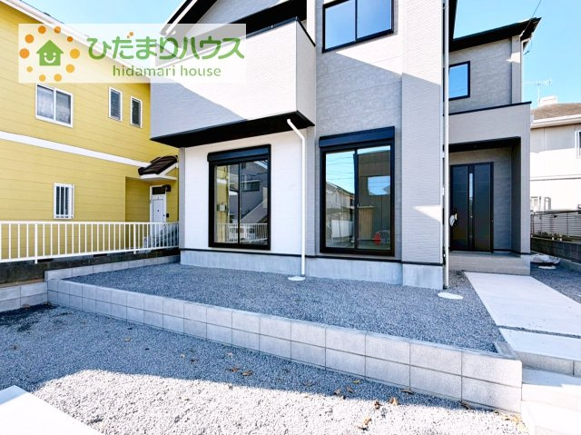 【庭】 | 守谷市薬師台9期　新築戸建 | お庭付物件になります！お庭遊びや、プールなどお子様も大喜び(^^)