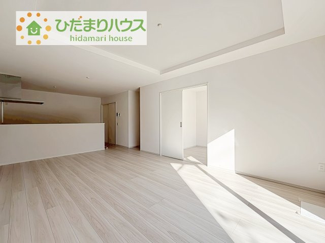 【居間・リビング】 | 守谷市薬師台9期　新築戸建 | 大型テレビに大型ソファー(^^)どんなインテリアにしますか？