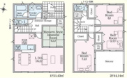 久喜市青毛第3　新築戸建　全3棟　1号棟の画像