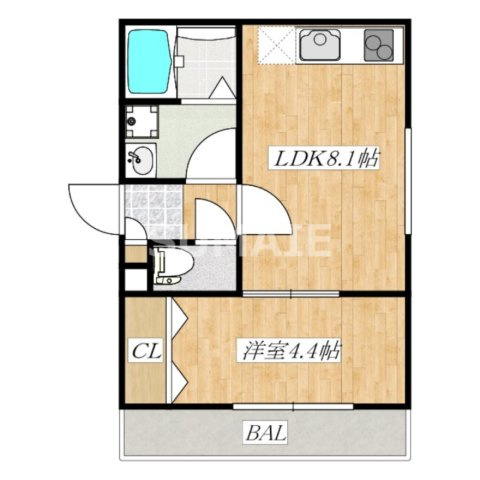 リーヴェル新小岩プレミオの間取り