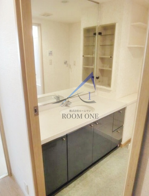 サンクタスデュオの洗面所|独立洗面台です。