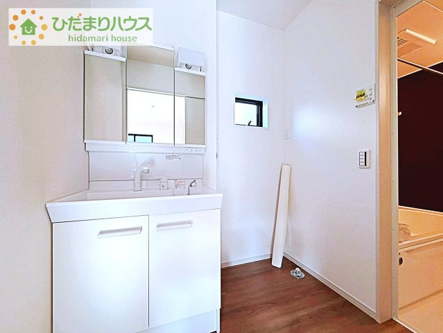 【独立洗面台】 | 牛久市田宮町27期　新築戸建 | シンプルで使い勝手の良い独立洗面台！