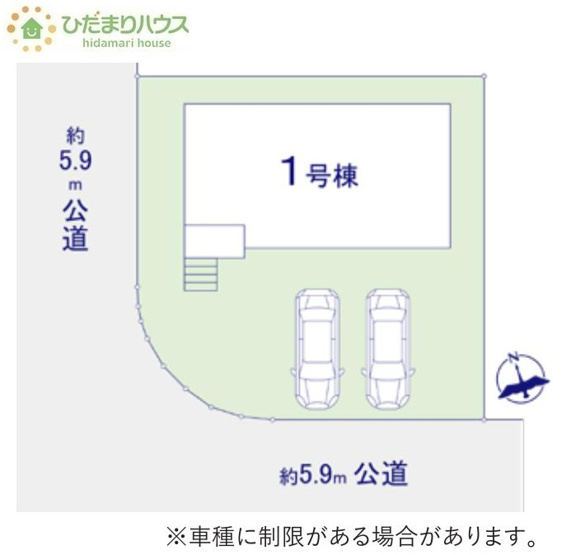 【区画図】 | 牛久市田宮町27期　新築戸建 | 時間がない時もらくらくと車の出し入れができる並列駐車場を完備！
