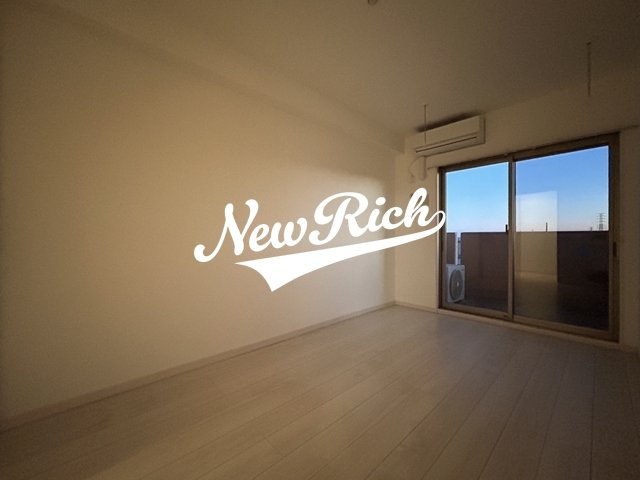 前橋市元総社町の賃貸マンションのバルコニー