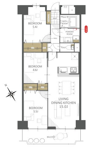 【間取り】ローズハイツ宝塚 