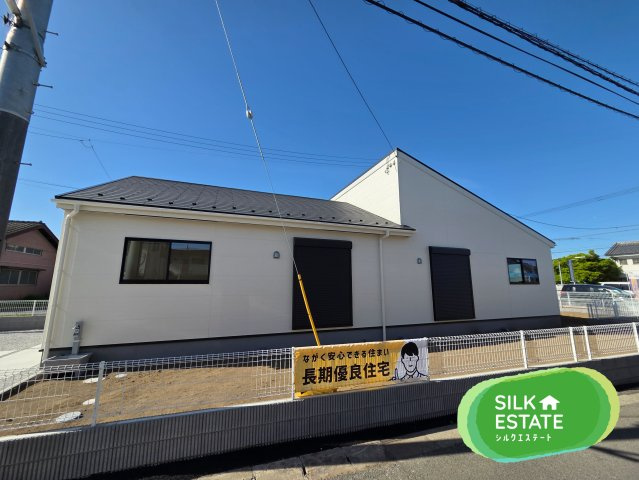 新築　桐生第27相生町　1号棟　Livele Garden.Sの外観|現地写真　2026年3月完成！随時ご内覧可能です。お気軽にご連絡ください！