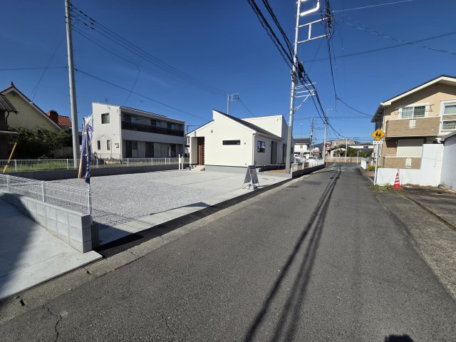 新築　桐生第27相生町　1号棟　Livele Garden.Sの前面道路含む現地写真|現地写真　南側前面道路幅員約4.3ｍ