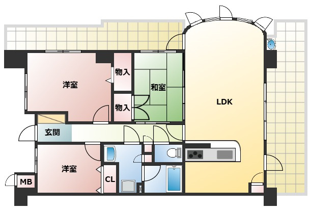 【間取り】 | レジディア千里万博公園