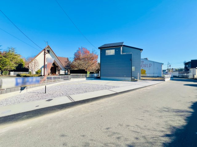前橋大胡の前面道路含む現地写真|閑静な住宅地♪