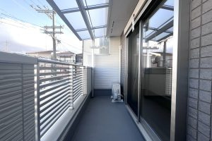 【バルコニー】 | 東大阪市花園東町1丁目 | 東向きのバルコニー☆雨除けテラス屋根付きです☆
