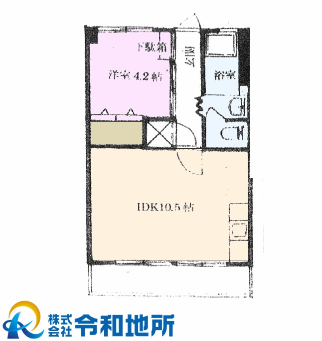 サザンマンション　A棟の間取り