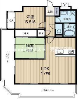 エスポアール千代崎の間取り