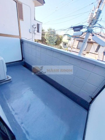 相模コーポのバルコニー