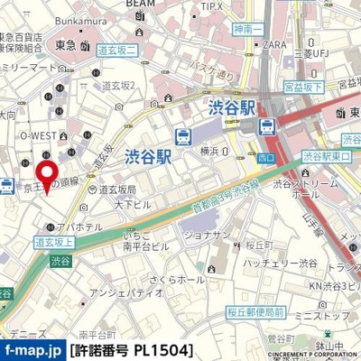 【地図】 | パレ・ドール渋谷