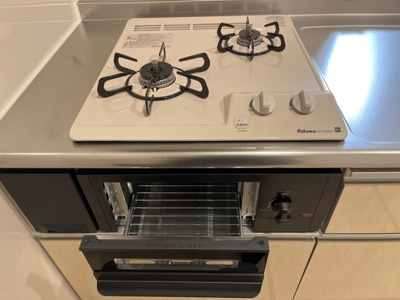 【キッチン】 | メゾン・デュ・リアン | 2口ガスコンロ