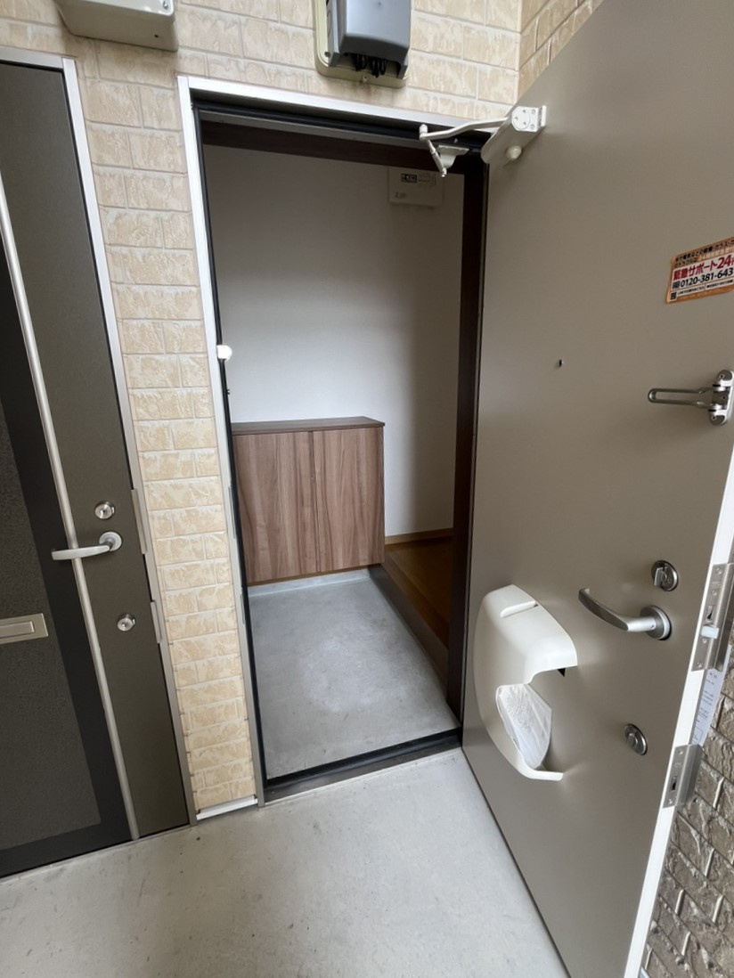 夕葉ガーデンハイツＡ・Ｂの玄関