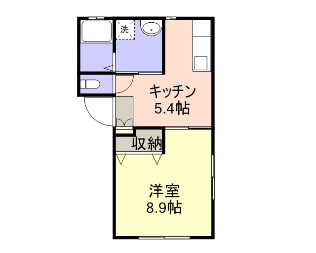 夕葉ガーデンハイツＡ・Ｂの間取り|B棟の間取り