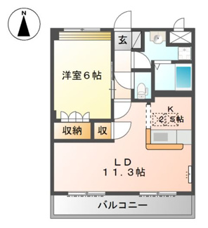 【間取り】 | ヴィレッジ名草