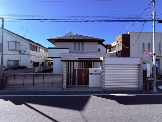 【外観】 | 杉並区今川４丁目　中古戸建て | シンプルながらも存在感のある、洗練された外観デザイン