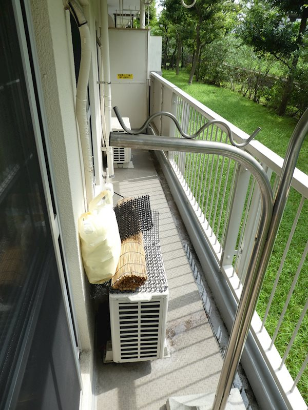 物干し台もあって便利です。