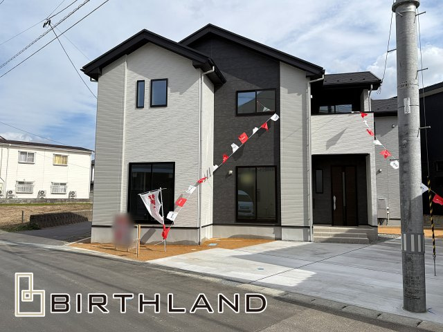 新築戸建・新築建売　郡山市富久山町9期　明健小・明健中の外観|〈1号棟〉完成いたしました！いつでもご内覧可能です♪