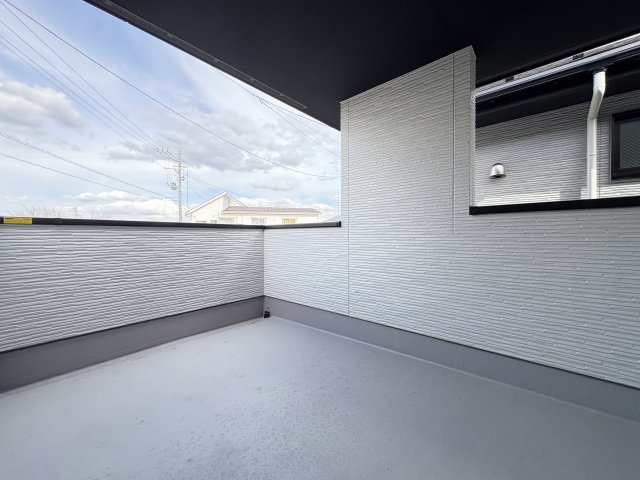 新築戸建・新築建売　郡山市富久山町9期　明健小・明健中のバルコニー