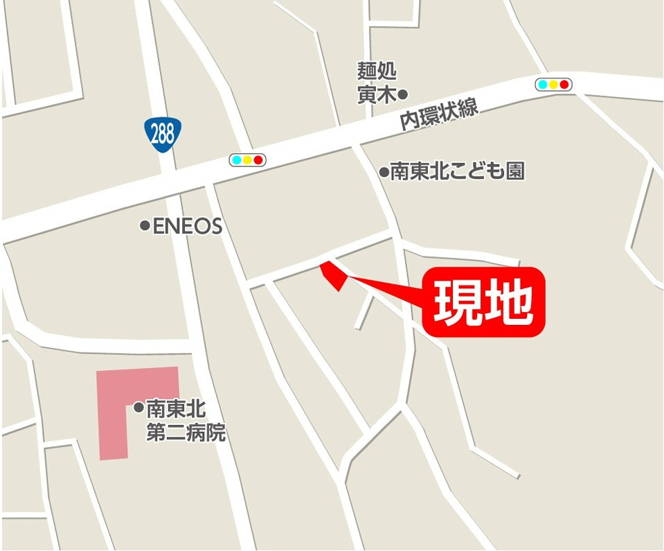 新築戸建・新築建売　郡山市富久山町9期　明健小・明健中の地図|現地案内図
