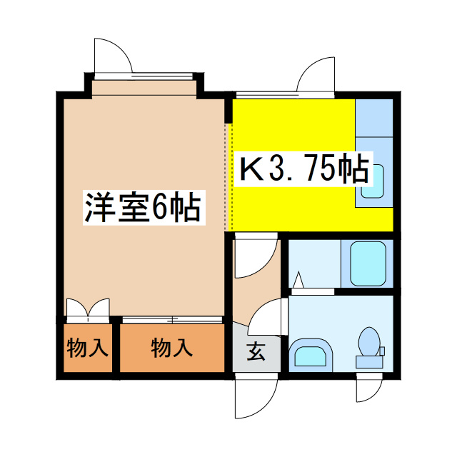 ヴィレッジ芦野の間取り