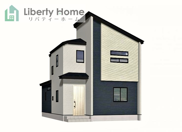 阿見町荒川本郷　新築戸建の完成予想図