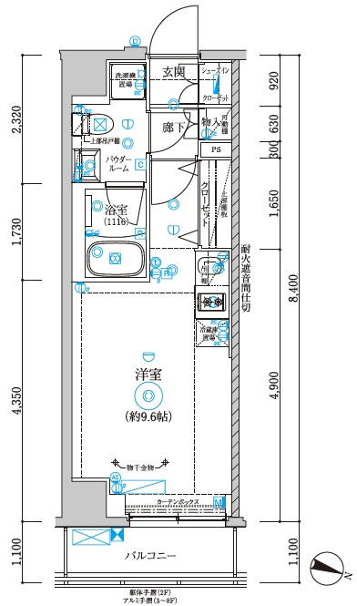 ＲＥＬＵＸＩＡ両国Ⅱの間取り
