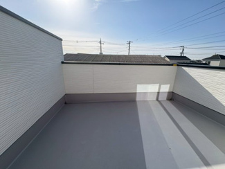 【バルコニー】 | 川越市山田　新築分譲　西武新宿線『本川越駅』徒歩49分　【山田小学区】