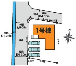 【区画図】 | 川越市山田　新築分譲　西武新宿線『本川越駅』徒歩49分　【山田小学区】