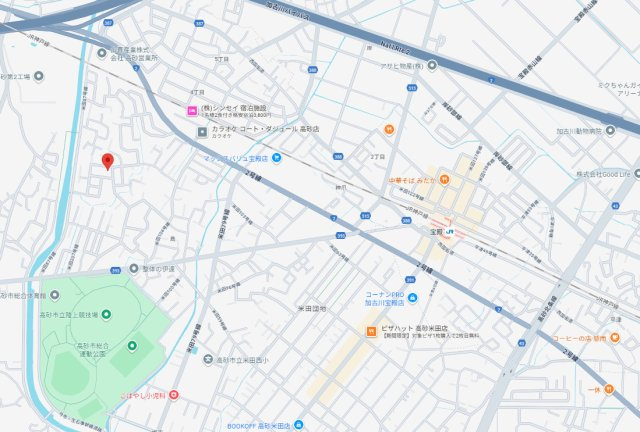 高砂市阿弥陀町魚橋（全1棟）A号棟の地図