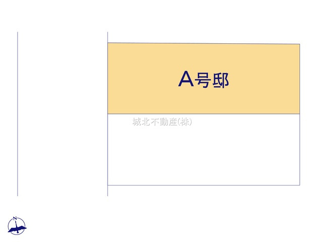 杉並区上荻2丁目 全2棟 A号棟の区画図